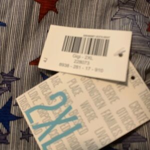 Striped Shirt with Star Pattern